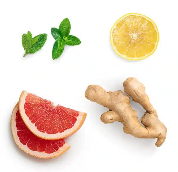 Grapefruit-Öl, Lemon (Zitrone)-Öl, Peppermint (Pfefferminze)-Öl, Cinnamon (Zimt)-Öl